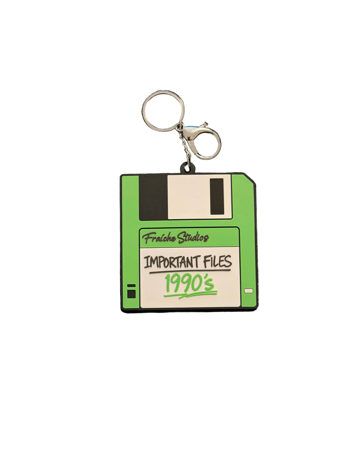 Important Files Floppy Disk Keychain & Bag Charm