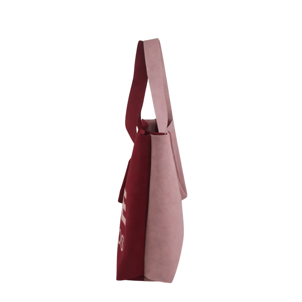 The Other Side Tote (Burgundy / Blush)