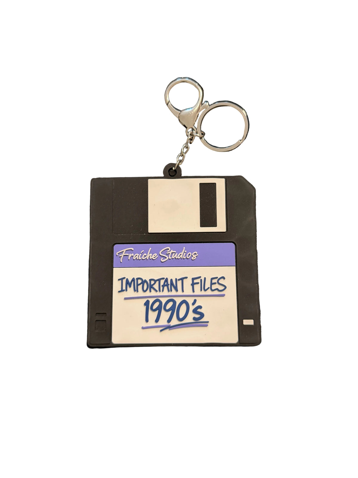 Important Files Floppy Disk Keychain & Bag Charm