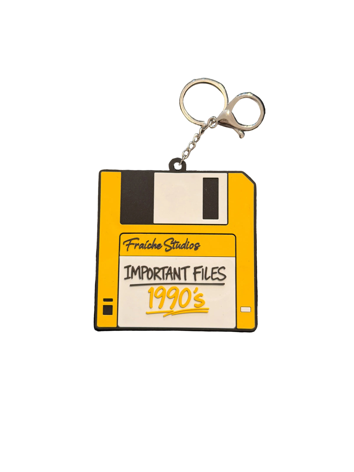 Important Files Floppy Disk Keychain & Bag Charm