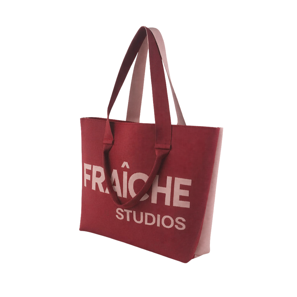 The Other Side Tote (Burgundy / Blush)