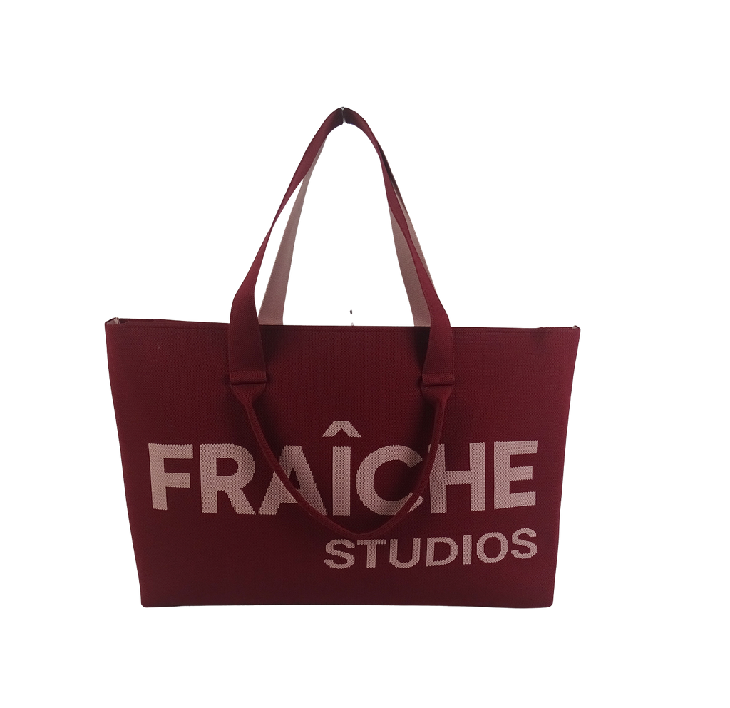 The Other Side Tote (Burgundy / Blush)