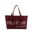 The Other Side Tote (Burgundy / Blush)